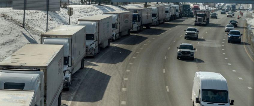 Trucking Rates, Delays Increase Amid Canada Disruptions
